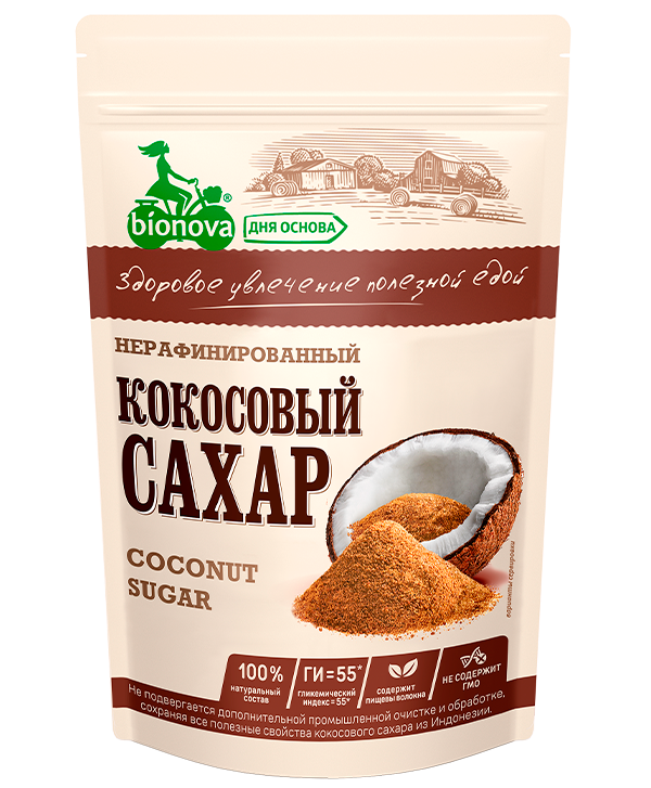 Купить кокосовый сахар bionova® 200 г от производителя