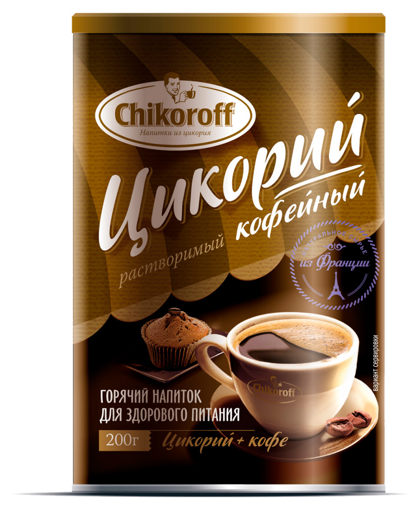 Купить цикорий с кофе chikoroff® 120г от производителя