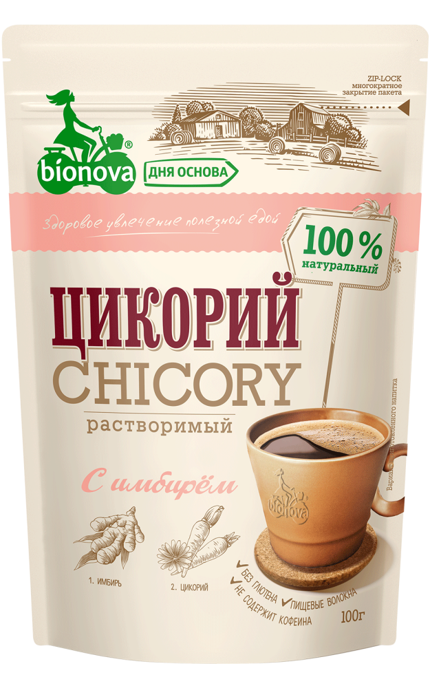 Soluble сhicory Bionova® with ginger extract 100g