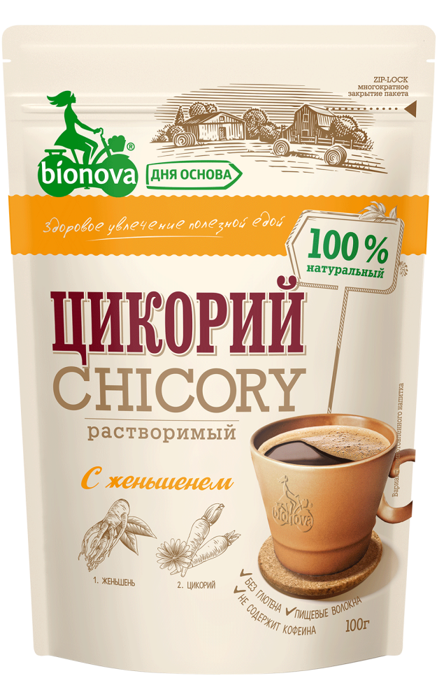 Soluble сhicory Bionova® with ginseng extract 100g