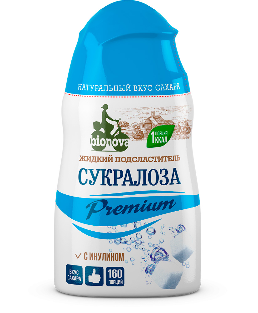Liquid sweetener Sukralose Premium Bionova® 80g