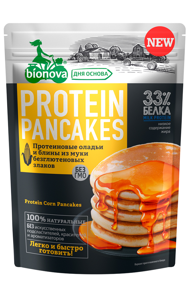 Mix for making protein fritters and pancakes with cornmeal 350 g