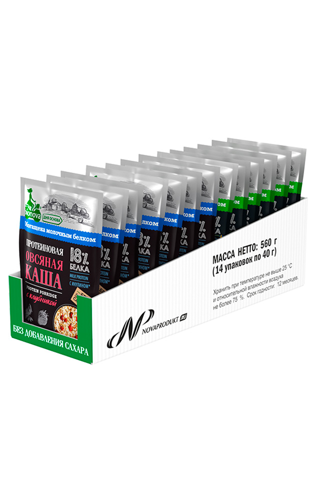 Oatmeal Bionova® box Mix - 14 pcs.