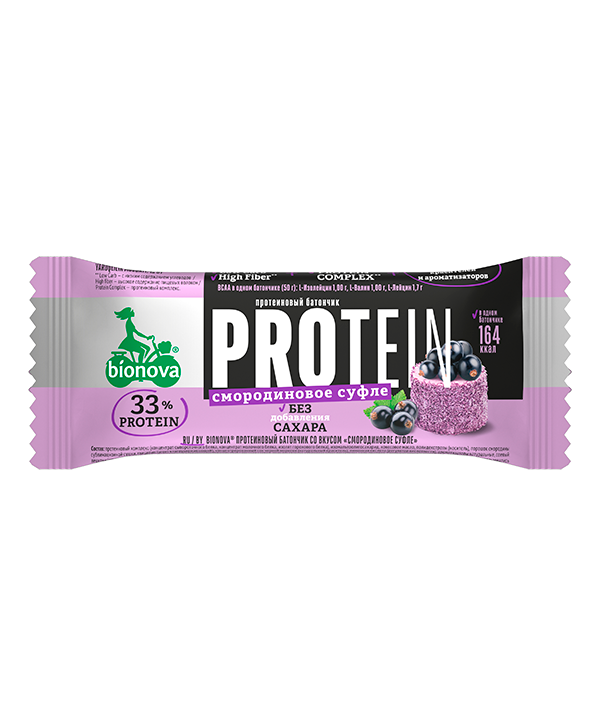 Bionova® Protein bar Currant souffle 50 g
