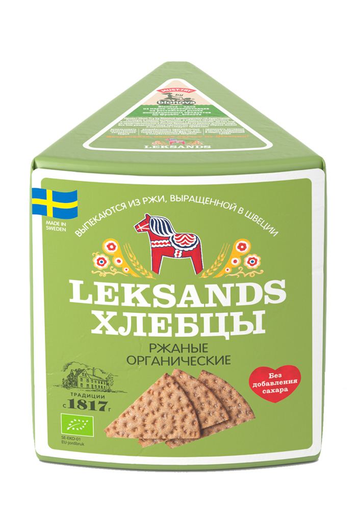 Купить хрустящие хлебцы leksands® органические от производителя